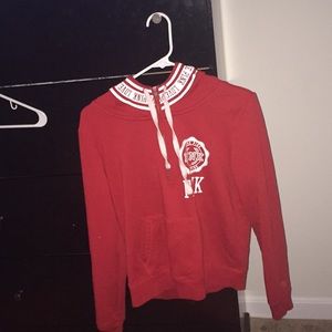 Pink campus hoodie